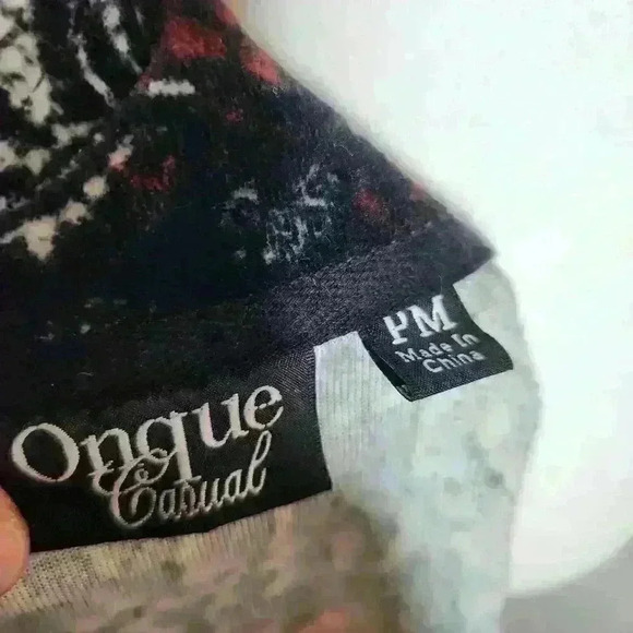 Onque Casual women's soft terry zip up lightweight jacket size petite medium - Picture 7 of 7